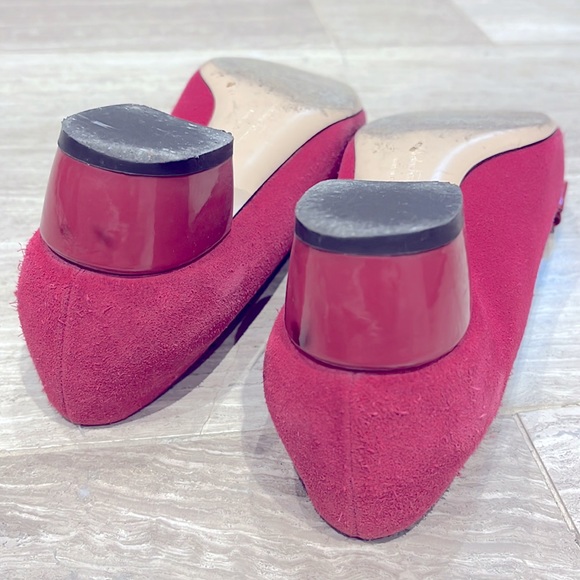 Salvatore Ferragamo Vara Bow Suede Pink Pumps. US size 4 but fits like a US 5 - Picture 6 of 6